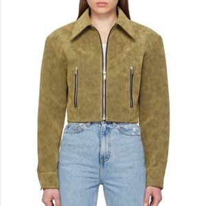 FINAL PRICE. NWOT Recto Faux Suede Jacket